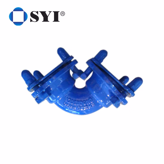 ISO2531 En545 OEM Di Casting Ductile Iron Mj Pipe Fittings with Loosing Flange