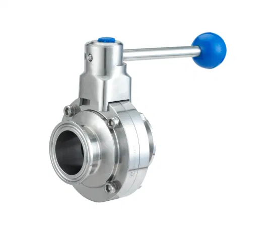 Stainless Steel Hygienic Grade Manual Welded Butterfly Valve (JN