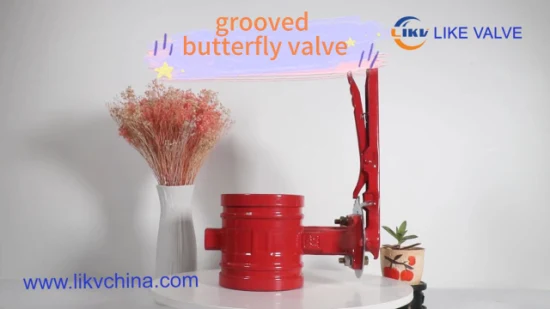 Intelligent Signal Control Water Safety Grooved Like Valve Butterfly Valve Fire Fighting 4 Inch Price